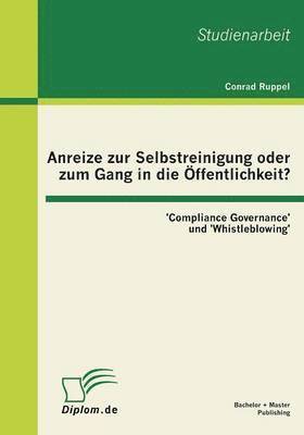 bokomslag Anreize zur Selbstreinigung oder zum Gang in die ffentlichkeit?