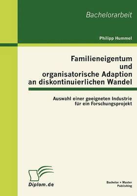 bokomslag Familieneigentum und organisatorische Adaption an diskontinuierlichen Wandel