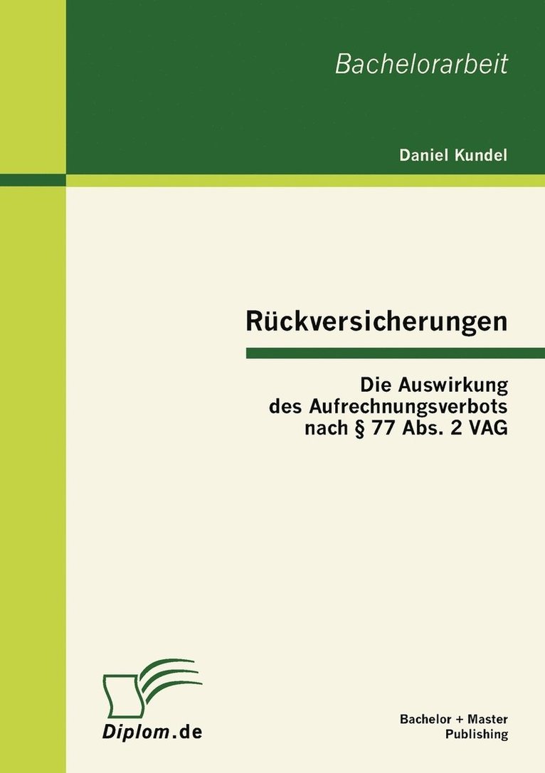 Daniel Kundel - Rückversicherungen, Häftad