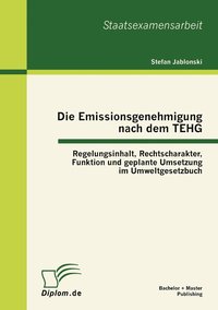 bokomslag Die Emissionsgenehmigung nach dem TEHG
