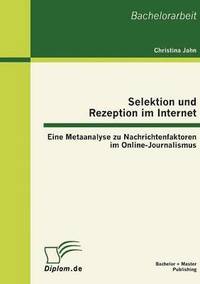 bokomslag Selektion und Rezeption im Internet