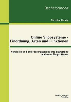 bokomslag Online Shopsysteme - Einordnung, Arten und Funktionen