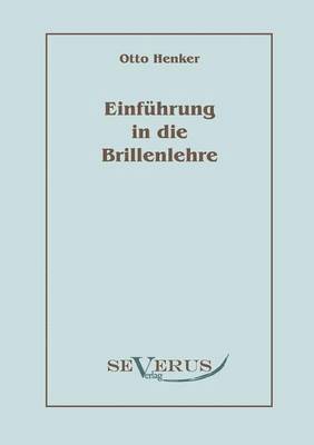 bokomslag Einführung in die Brillenlehre
