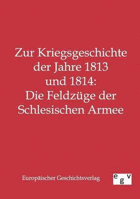 bokomslag Zur Kriegsgeschichte der Jahre 1813 und 1814