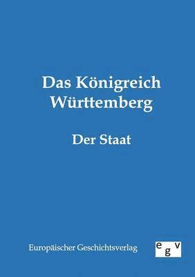 bokomslag Das Knigreich Wrttemberg