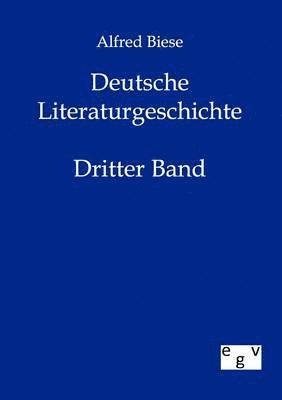 bokomslag Deutsche Literaturgeschichte