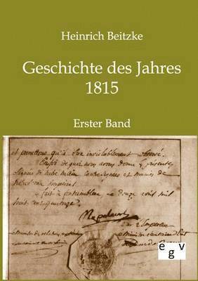 bokomslag Geschichte des Jahres 1815