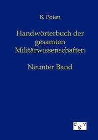 bokomslag Handwrterbuch der Gesamten Militrwissenschaften