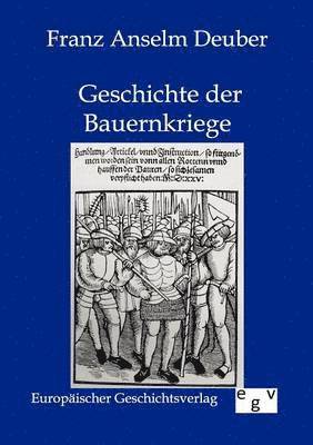 Geschichte der Bauernkriege in Deutschland und der Schweiz 1