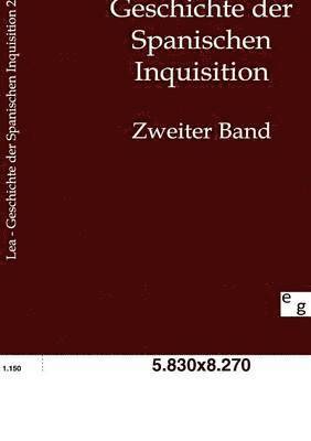 bokomslag Geschichte der Spanischen Inquisition