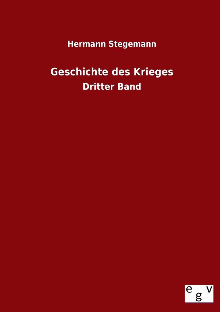 Geschichte des Krieges 1