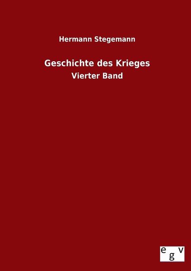 bokomslag Geschichte des Krieges