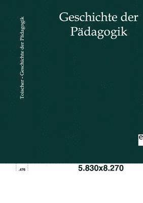 bokomslag Geschichte der Pädagogik