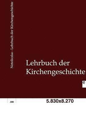 bokomslag Lehrbuch der Kirchengeschichte