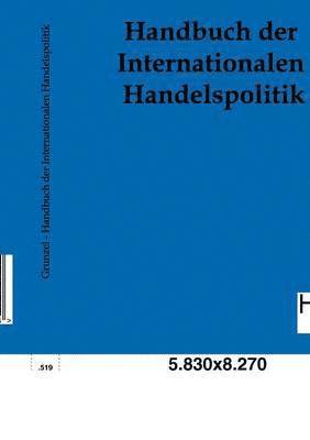 bokomslag Handbuch der Internationalen Handelspolitik