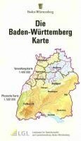 bokomslag Die Baden-Württemberg Karte