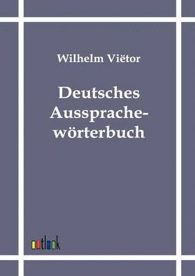 bokomslag Deutsches Aussprachewrterbuch