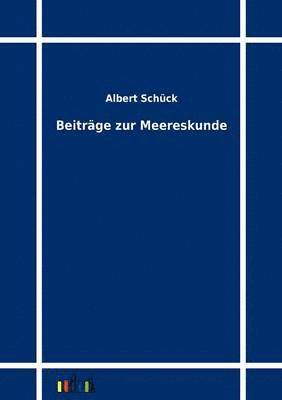 bokomslag Beiträge zur Meereskunde