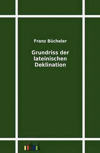 bokomslag Grundriss der lateinischen Deklination