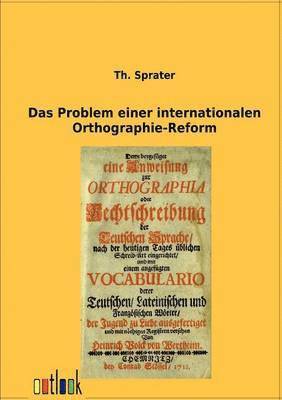 bokomslag Problem einer internationalen Orthographie-Reform