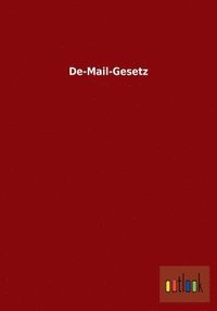 bokomslag de-Mail-Gesetz