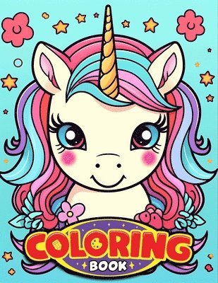 Cute Kawaii Unicorn Coloring Book 1