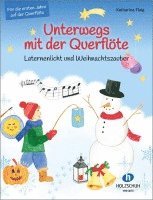 bokomslag Unterwegs mit der Querflöte - Laternenlicht und Weihnachtszauber