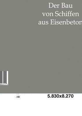 bokomslag Bau Von Schiffen Aus Eisenbeton