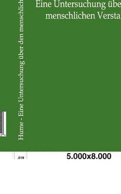 Eine Untersuchung uber den menschlichen Verstand 1