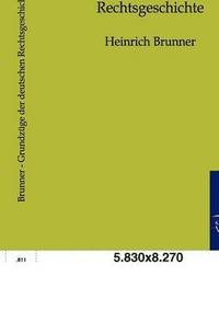 bokomslag Grundzuge der deutschen Rechtsgeschichte