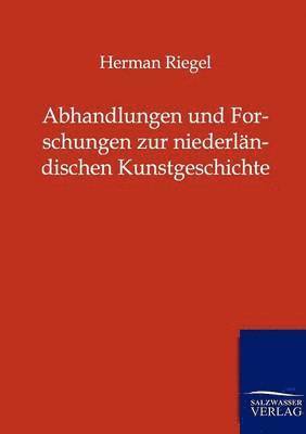 bokomslag Abhandlungen und Forschungen zur niederländischen Kunstgeschichte