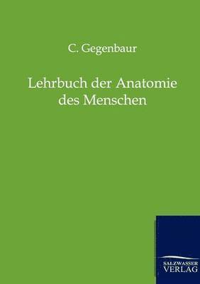 bokomslag Lehrbuch der Anatomie des Menschen