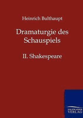 bokomslag Dramaturgie des Schauspiels