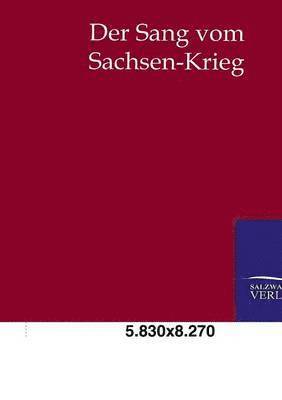 bokomslag Sang vom Sachsen-Krieg