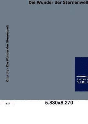 bokomslag Die Wunder Der Sternenwelt