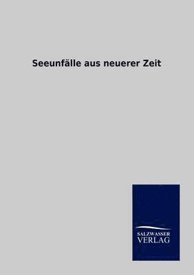 bokomslag Seeunfälle aus neuerer Zeit