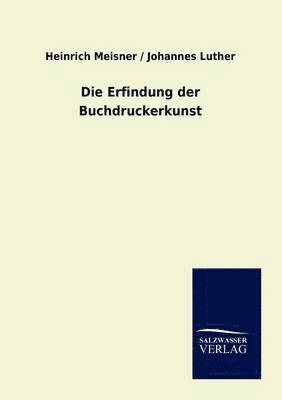 bokomslag Die Erfindung der Buchdruckerkunst