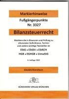 bokomslag BILANZSTEUERRECHT 2022 Dürckheim-Markierhinweise/Fußgängerpunkte für das Steuerberaterexamen: Dürckheim'sche Markierhinweise