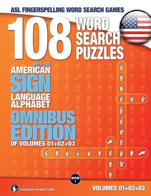 bokomslag 108 Word Search Puzzles with the American Sign Language Alphabet Volume 04