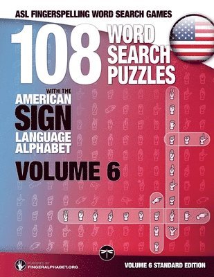 bokomslag 108 Word Search Puzzles with the American Sign Language Alphabet, Volume 06