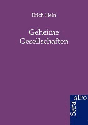 bokomslag Geheime Gesellschaften