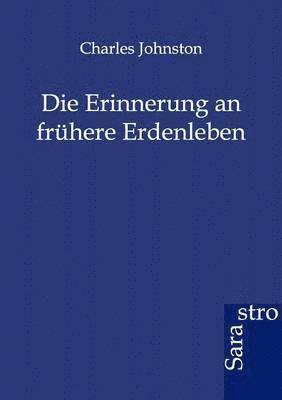 bokomslag Die Erinnerung an fruhere Erdenleben