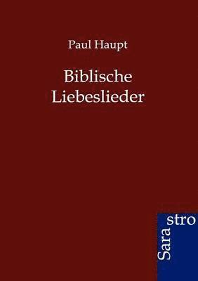 bokomslag Biblische Liebeslieder