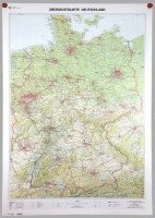 bokomslag Übersichtskarte Deutschland 1:750000. Wandkarte plano