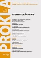 Prokla - Kritik der Geoökonomie, Häftad
