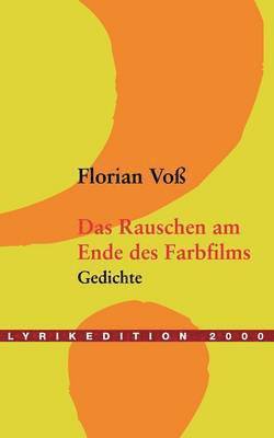 Florian Voß - Rauschen am Ende des Farbfilms, Häftad