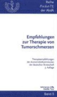 Empfehlungen zur Therapie von Tumorschmerzen 1