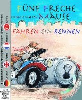 bokomslag Fünf freche Mäuse fahren ein Rennen (Buch mit DVD)