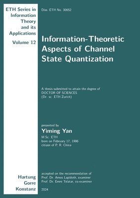 bokomslag Information-Theoretic Aspects of Channel State Quantization