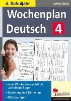 Wochenplan Deutsch 4. Schuljahr 1